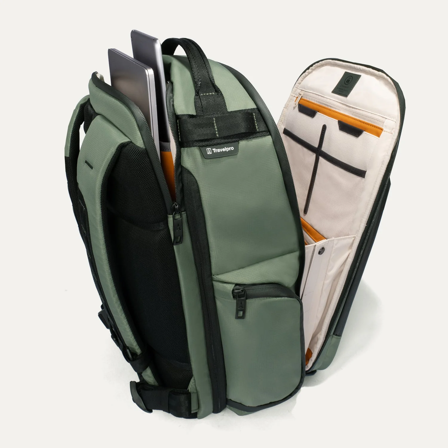 Travelpro® Altitude™ Large Expandable Laptop Backpack 30-36L- Field Green - Image 3