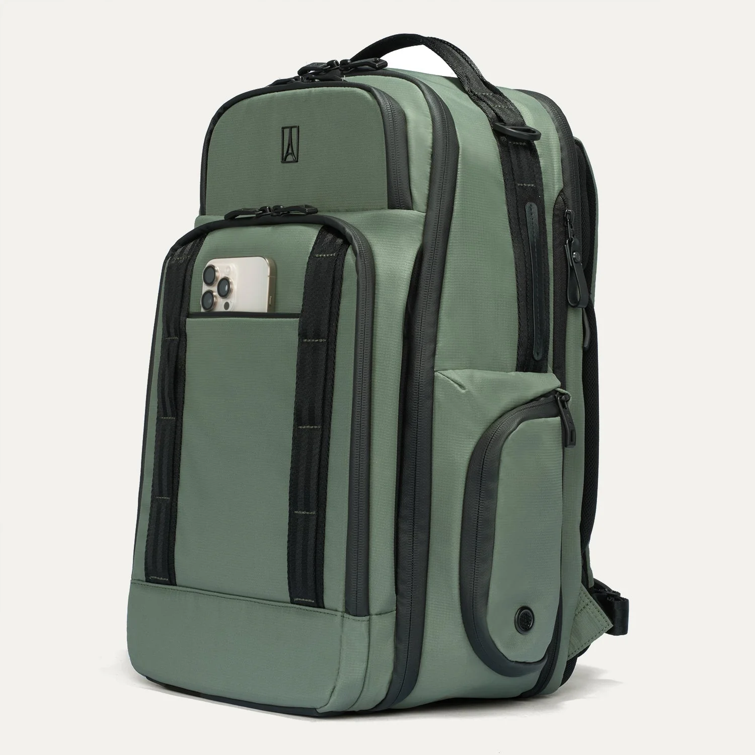 Travelpro® Altitude™ Large Expandable Laptop Backpack 30-36L- Field Green - Image 8